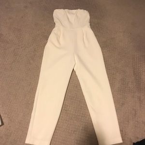 🌸Ivory strapless jumper! Worn once!🌸